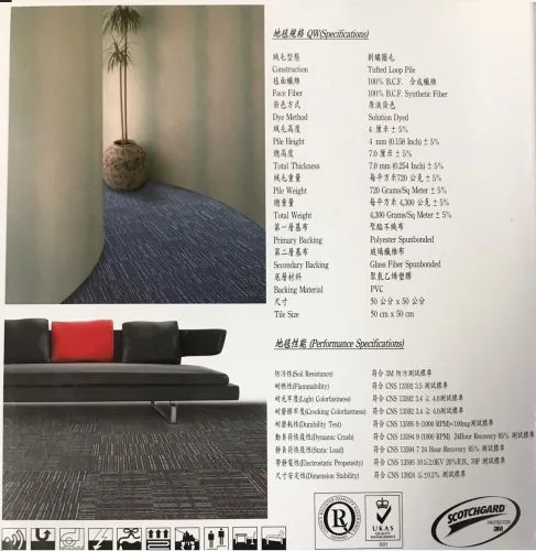 焦點方塊地毯 6